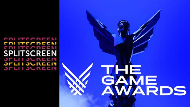 An image of the Kotaku Splitscreen logo next to a logo for The Game Awards. 